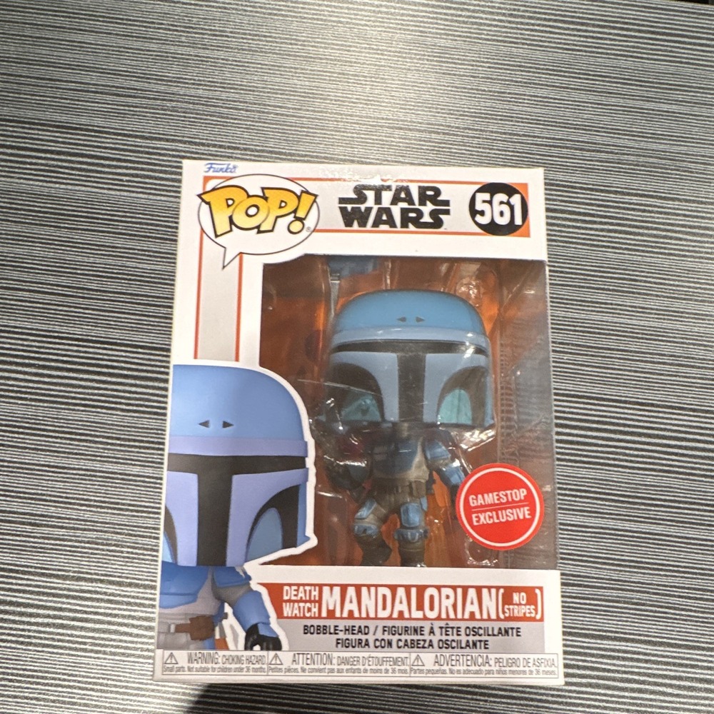 Funko Pop! Star Wars Death Watch Mandalorian (No Stripes) #561 GameStop